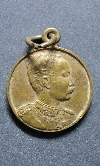 040 เหรียญกลมเล็กเสด็จพ่อ ร.๕ วัดเวฬุราชิน บางยี่เรือ จ.กรุงเทพ