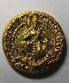 094   เหรียญกะไหล่ทองจตุคามรามเทพ รุ่นเสวยสุข ขนาด 3.5 cm