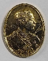 075  เหรียญกะไหล่ทองรัชกาลที่ 5 ที่ระลึกครบรอบ 350 ปี วัดพระพุทธบาท  จ.สระบุรี