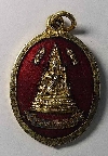 003  เหรียญกะไหล่ทองลงยา พระพุทธชินราช หลังพระประจำวันพุธ