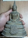 002  พระบูชา ยุครัชกาล ยุคปลาย ขนาดหน้าตักประมาณ 3 นิ้ว เบิกพระเนตรแล้ว