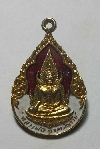 051 เหรียญกะไหล่ทองลงยา พระพุทธชินราช วัดเกาะศาลพระ จ.ราชบุรี สร้างปี 2526
